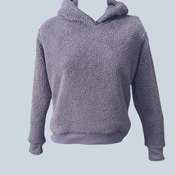 Athleta Girl Cloud Fleece Pullover Hoodie with Thumbholes - Picture 1 of 6